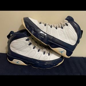 Air Jordan White University Blue 9